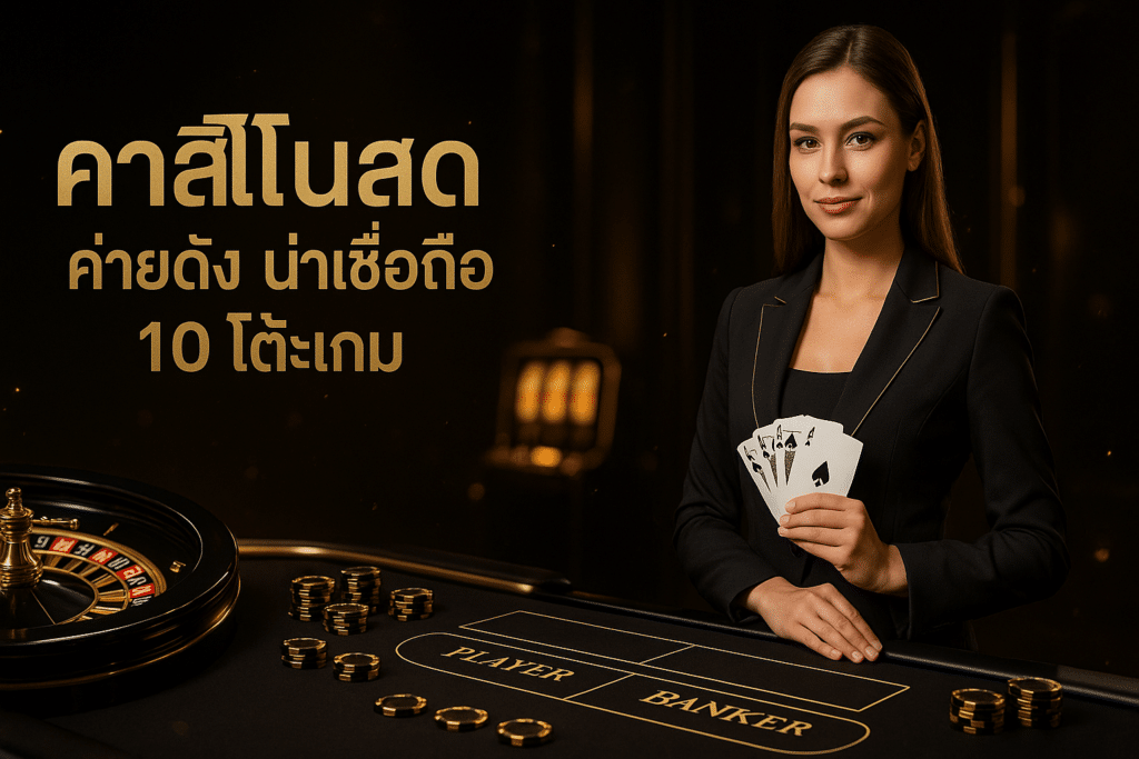 คาสิโนสด ค่ายดัง
