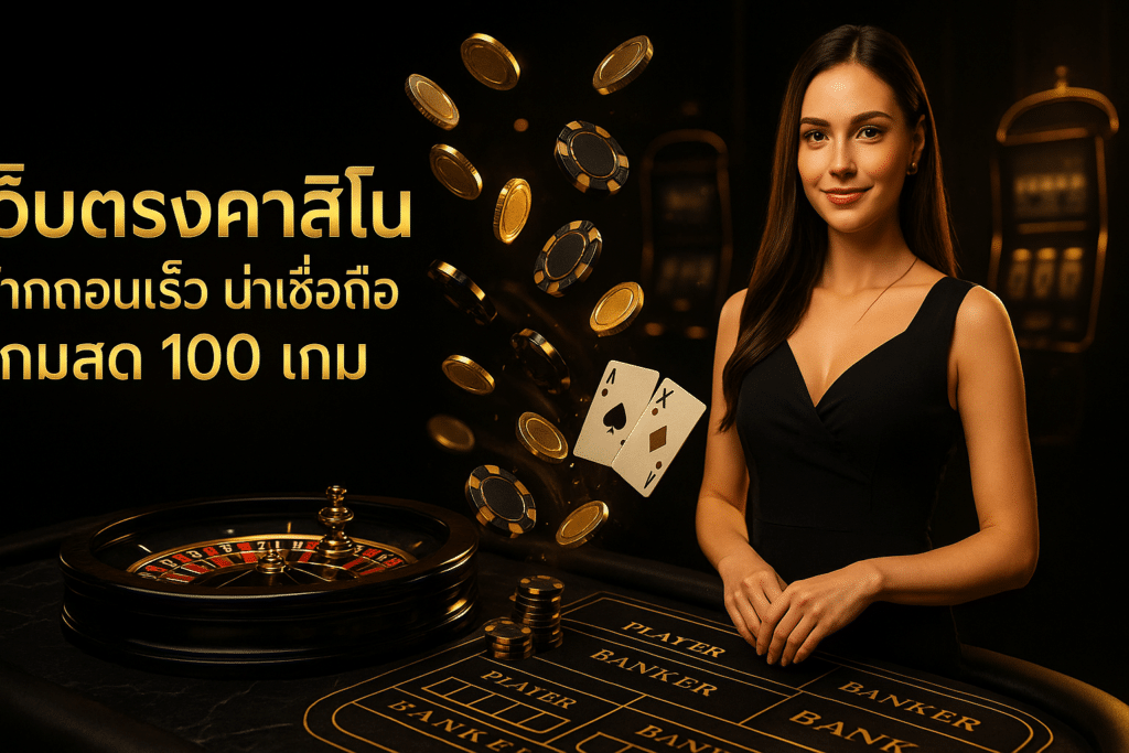 เว็บตรงคาสิโน ฝากถอนเร็ว
